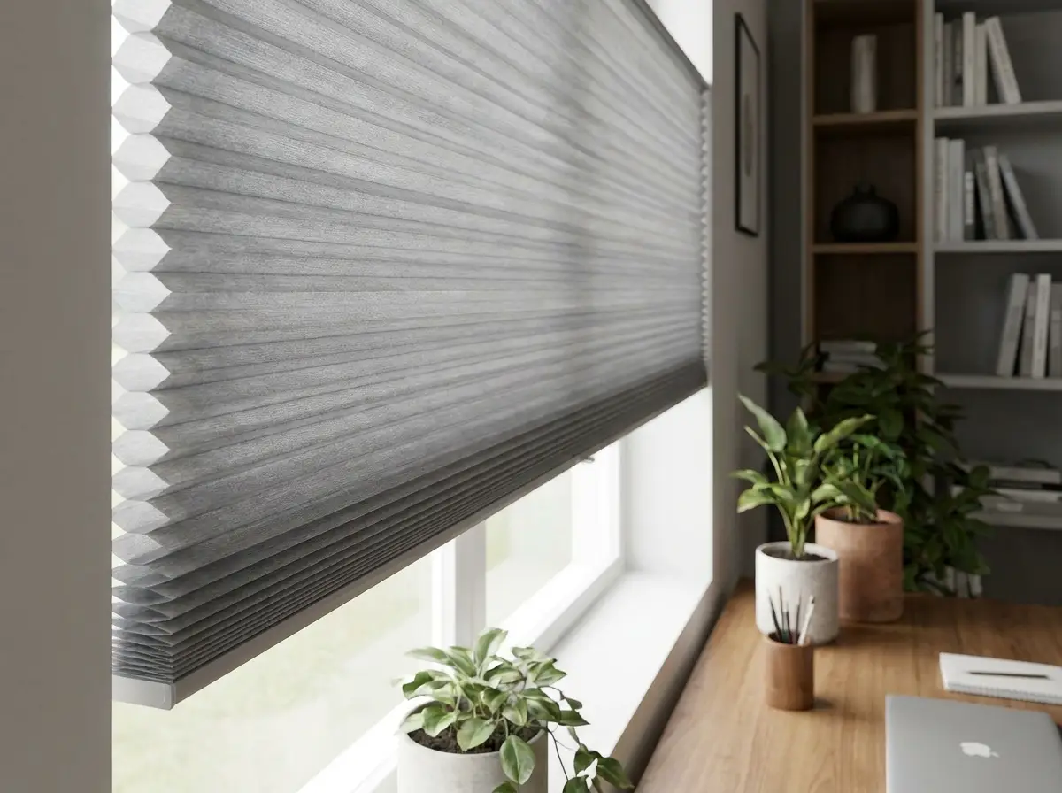 Cellular / honeycomb blinds fitted in a Boardwalk home
