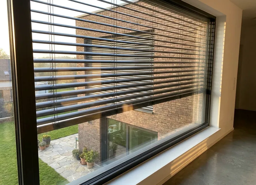 External venetians fitted in a Boardwalk home